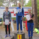 Алина Санина - 3 место в беге на 1 000 м. - г. Светлогорск -2015 г.